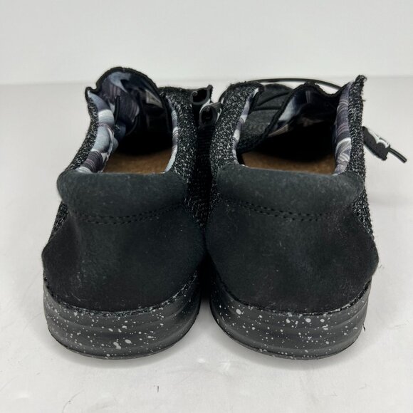 Comfort Mens Black Canvas Lightweight Soft Comfortable Slip On Size 8 Loafers - Picture 5 of 9